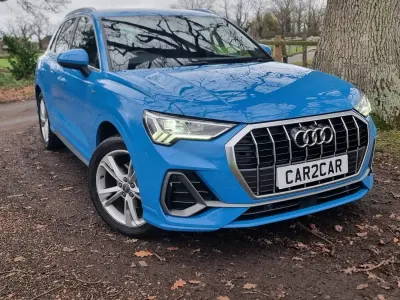 Second-hand Audi Q3 S-Line 150 CP (110 kW) 2020 Albastru SUV