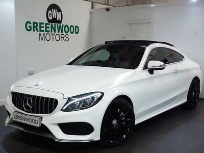 Begagnad Mercedes C250 AMG line 204 HK (150 kW) 2016 Vit Sportkupé