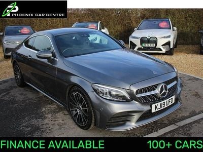 Used Mercedes C220 AMG Line Premium 2019 Selenite grey metallic Coupe