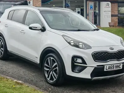 Used Kia Sportage 185 HP (136 kW) 2019 White SUV