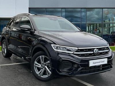 Deep black pearl Used 2025 VW T-Roc R-line SUV | £26,480 (Fair price)