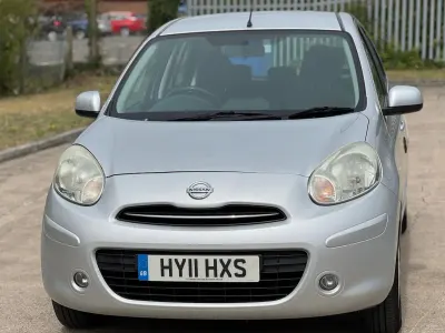 Second-hand Nissan Micra Acenta 2011 Argintiu Hatchback