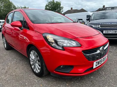 Used Vauxhall Corsa 90 HP (66 kW) 2019 Red Hatchback