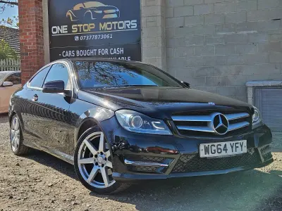 Begagnad Mercedes C250 Sport Edition 2015 Svart Sportkupé