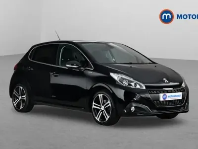 Used Peugeot 208 GT-line 109 HP (80 kW) 2019 Black Hatchback