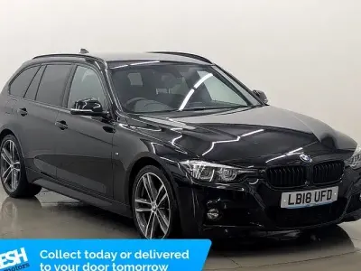 Used BMW 330 M Sport 258 HP (189 kW) 2018 Black Estate