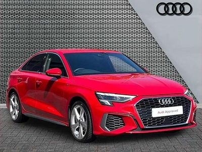 Used Audi A3 S-Line 147 HP (108 kW) 2023 Red Sedan
