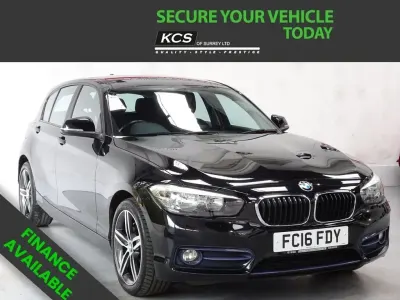 Usado BMW 116 Sport Line 116 CV (85 kW) 2016 Negro Utilitario