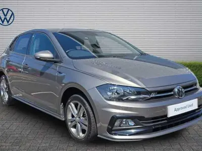 Used VW Polo R-line 95 HP (69 kW) 2019 Grey Hatchback