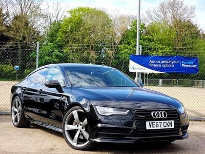 Used Audi A7 Sportback Black Edition 272 HP (200 kW) 2017 Black Hatchback