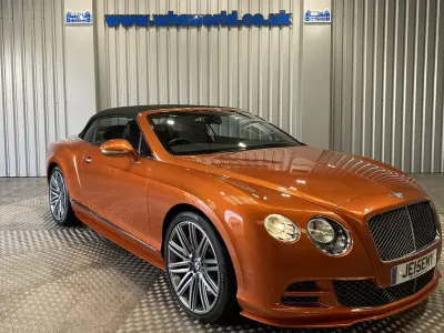 Używany Bentley Continental 616 KM (453 kW) 2015 Pomarańczowy Sedan/Limuzyna