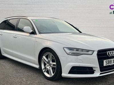 Used Audi A6 S-Line 190 HP (139 kW) 2018 White Estate
