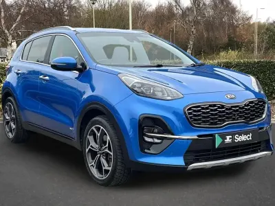 Used Kia Sportage GT-Line 136 HP (100 kW) 2021 Blue SUV