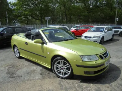 Używany Saab 9-3 Cabriolet Aero 2005 Żółty Kabriolet
