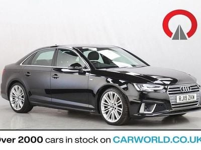 Black Used 2019 Audi A4 S-Line Sedan | £17,400 (Fair price)