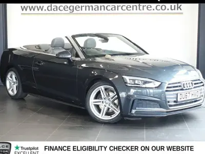 Used Audi A5 Cabriolet S-Line 187 HP (137 kW) 2017 Grey Cabriolet