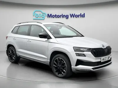 Used Skoda Karoq SportLine 190 HP (139 kW) 2022 Silver SUV