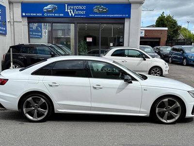 White Used 2021 Audi A4 Black Edition Sedan | £20,975 (Fair price)