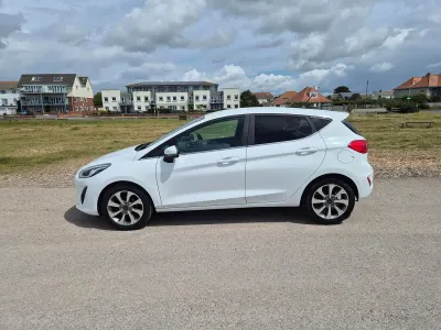 Used Ford Fiesta Titanium 2018 White Hatchback