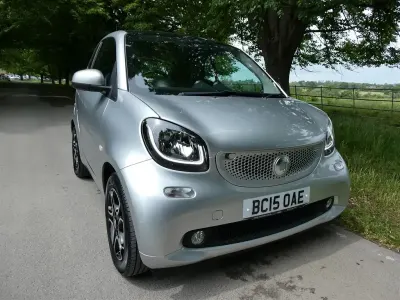 Used Smart ForTwo Coupé Premium 90 HP (66 kW) 2015 Silver Coupe