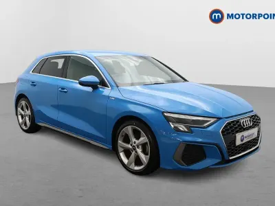 Used Audi A3 S-Line 2023 Blue Sedan