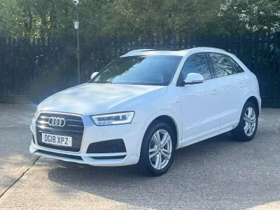 Used Audi Q3 S-Line 150 HP (110 kW) 2018 White SUV