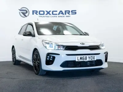 Used Kia Rio GT-Line 118 HP (86 kW) 2018 White Hatchback