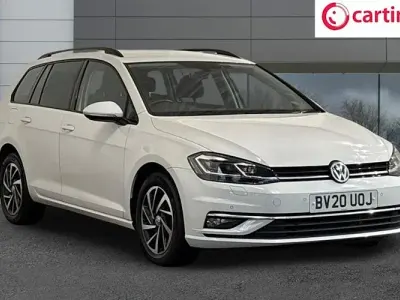 Used VW Golf VII Edition 116 HP (85 kW) 2020 White Estate