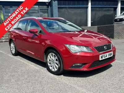 Used Seat Leon SE 105 HP (77 kW) 2014 Red Estate
