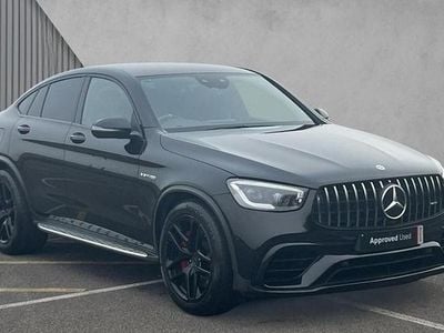 Obsidian black metallic Used 2021 Mercedes GLC63 AMG Coupe | £50,990 (Super price)