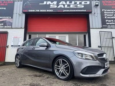Used Mercedes A180 AMG line 109 HP (80 kW) 2017 Grey Hatchback