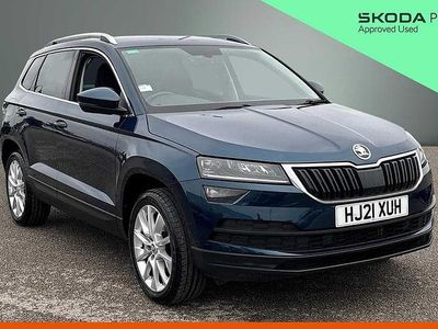Used Skoda Karoq SE L 150 HP (110 kW) 2021 Blue SUV
