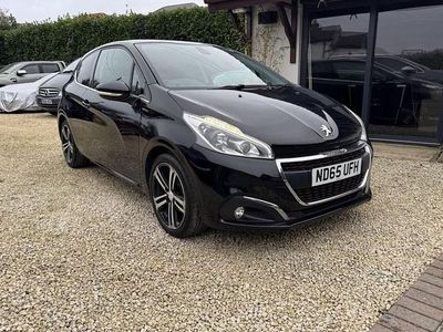Used Peugeot 208 GT-line 110 HP (80 kW) 2016 Black Hatchback