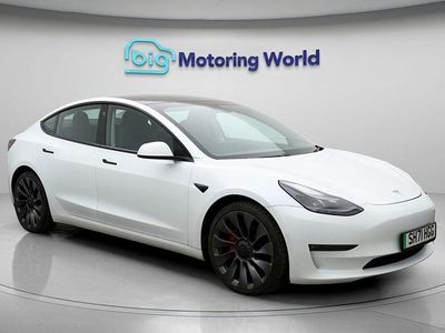 White Used 2021 Tesla Model 3 Performance Sedan | £19,400 (Fair price)