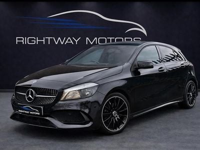 Used Mercedes A180 AMG line 122 HP (89 kW) 2017 Black Hatchback