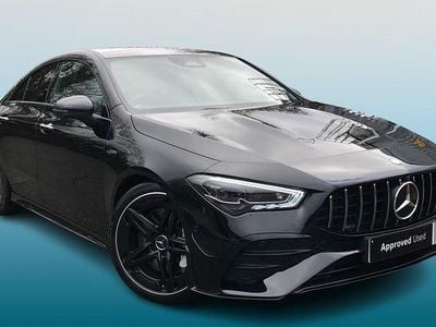 Used Mercedes CLA35 AMG Premium Plus 306 HP (225 kW) 2025 Cosmos black metallic Coupe
