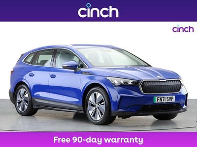 Blue Used 2021 Skoda Enyaq iV ecoSuite SUV | £18,649 (Fair price)