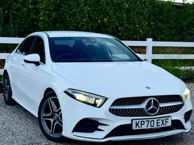 Used Mercedes A200 AMG Line Premium 150 HP (110 kW) 2020 White Sedan