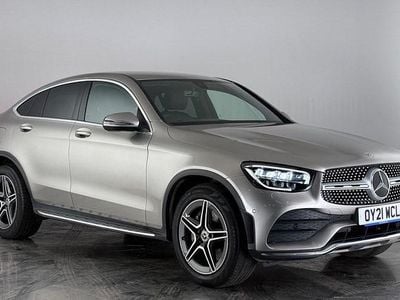 Used Mercedes GLC220 AMG line 194 HP (142 kW) 2021 Silver Coupe