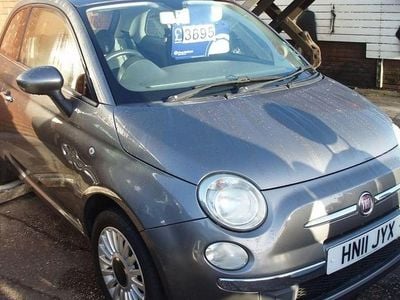 Grey Used 2011 Fiat 500 Lounge Hatchback | £3,695 (Fair price)