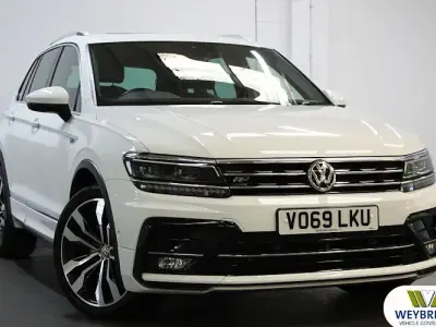 Używany VW Tiguan R-line 190 KM (139 kW) 2019 Biały SUV