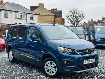 Used Peugeot Rifter Allure 131 HP (96 kW) 2019 Blue MPV