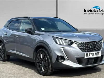 Used Peugeot e-2008 GTi 100 kW (136 HP) 2020 Cumulus grey metallic SUV