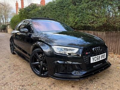Black Used 2018 Audi RS3 Advanced Sedan | £34,990 (A bit pricey)
