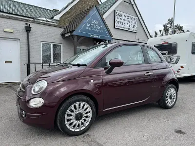 Used Fiat 500 Lounge 70 HP (51 kW) 2021 Red Hatchback