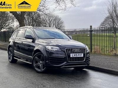 Grey Used 2015 Audi Q7 S-Line SUV | £15,995 (A bit pricey)