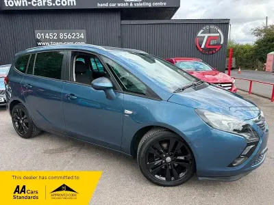 Used Vauxhall Zafira SRi 140 HP (102 kW) 2014 Blue MPV
