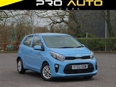 Used Kia Picanto 2022 Blue Hatchback