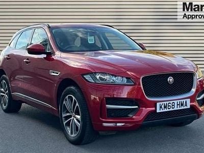 Red Used 2018 Jaguar F-Pace R-Sport SUV | £20,690 (Fair price)