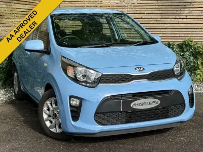 Second-hand Kia Picanto 66 CP (48 kW) 2018 Albastru Hatchback